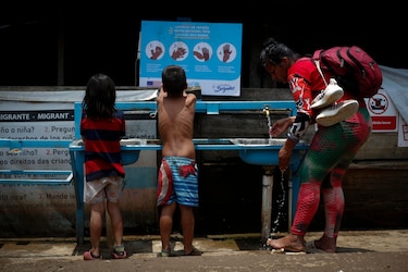 La migración infantil por la selva del Darién crece un 40%