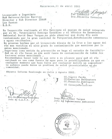 ¿Quién contaminó el río La Villa?