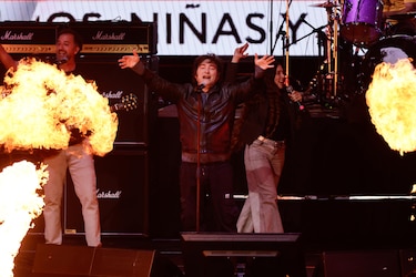 Milei da un concierto de rock en medio de una tormenta política 
