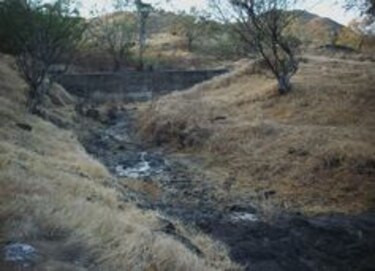 Sequía afecta importante reservorio de Los Santos