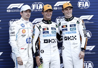 Norris le roba el show a Leclerc en la Costa Azul