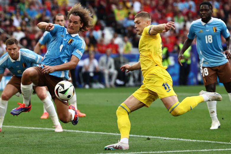 Ucrania queda fuera de la Eurocopa y Bélgica empareja con Francia en octavos