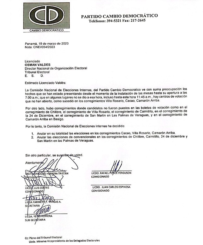 CD cierra jornada electoral en medio de denuncias de irregularidades