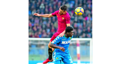 Roma empata 1-1 en casa
