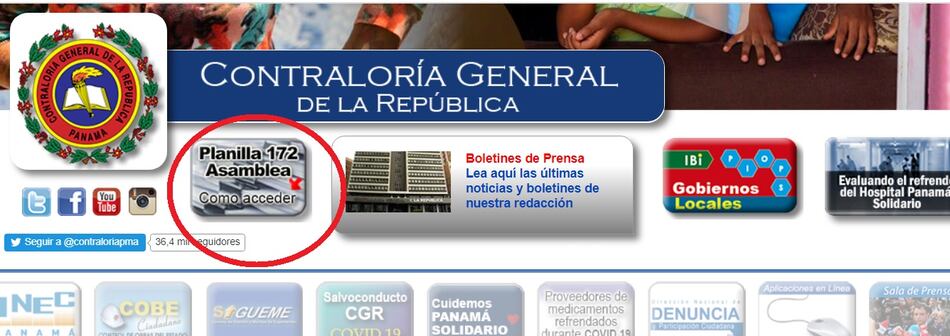 Contraloría publica video de la planilla 172 sin reportar funciones