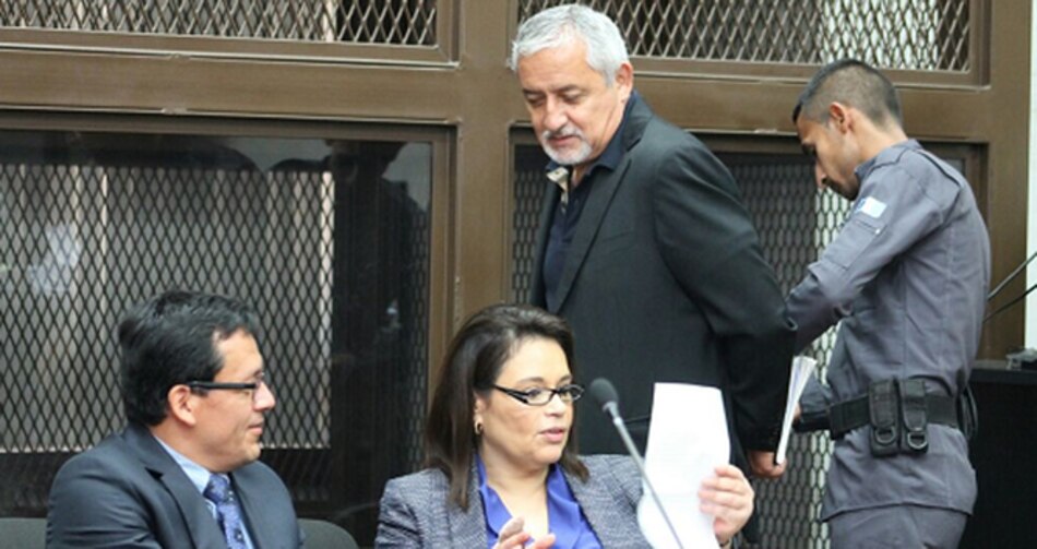 Audiencia para enviar a juicio a Otto Pérez Molina y a Roxana Baldetti