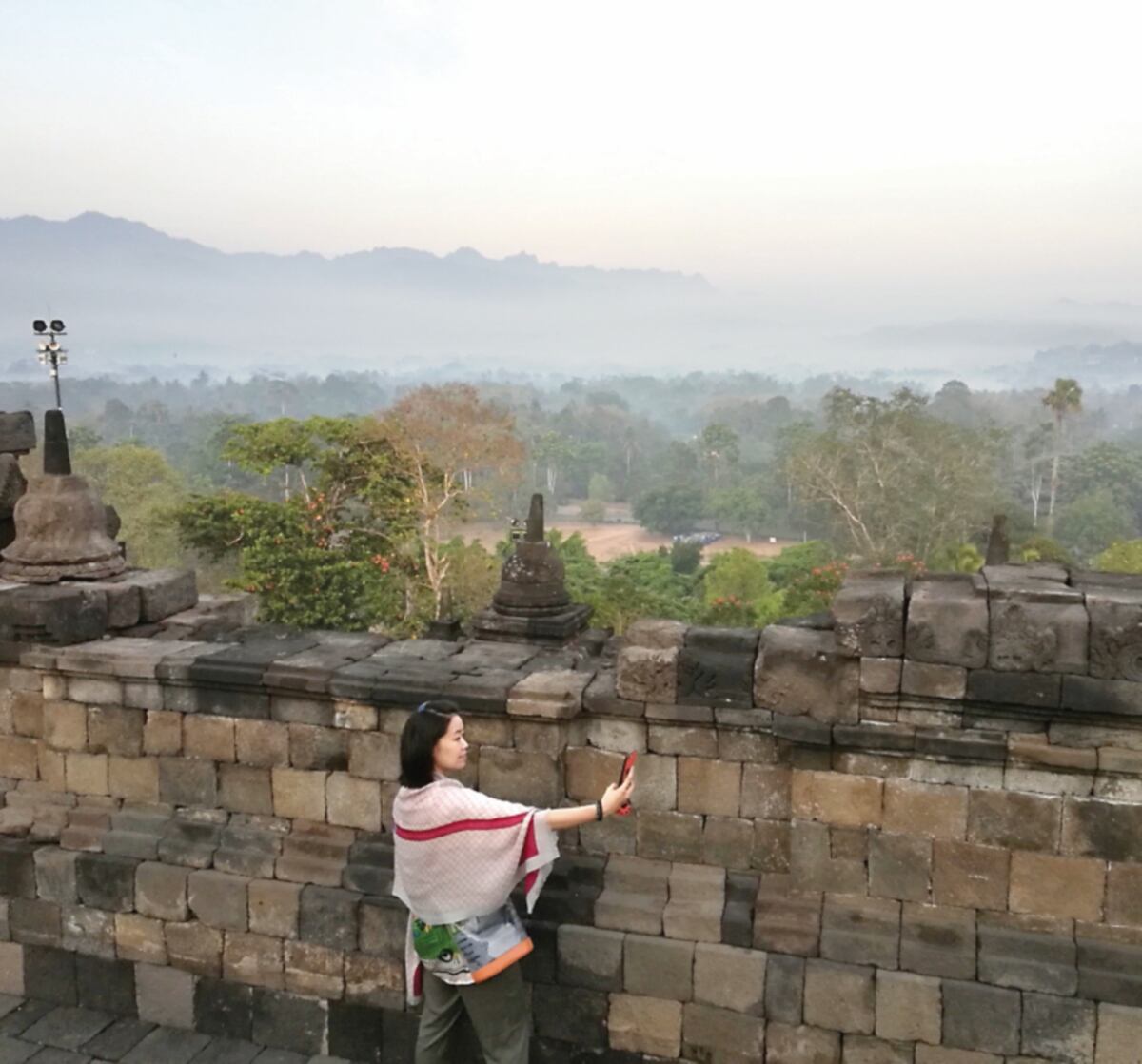 Amanecer en Borobudur