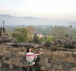 Amanecer en Borobudur