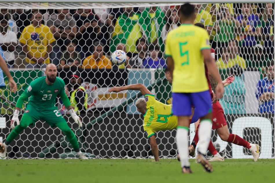 La tijera de Richarlison ante Serbia, elegido mejor Gol del Mundial 2022
