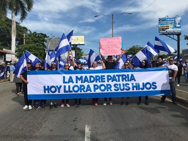 Nicaragua: 'Las madres estamos de luto'