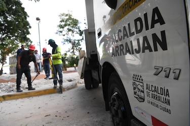 Una demolición monitoreada a control remoto