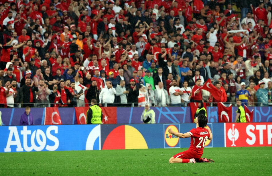 Turquía vence 3 por 1 a Georgia en la Eurocopa