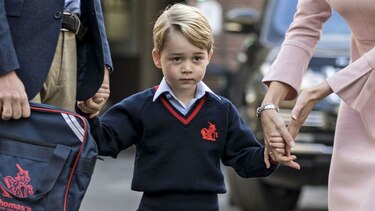 El primer día de escuela del príncipe Jorge de Inglaterra