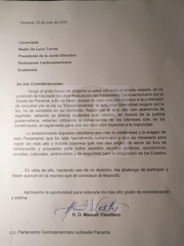 La juramentación de los hermanos Martinelli Linares abre ‘espacios a la impunidad', advierte diputado panameño en el Parlacen