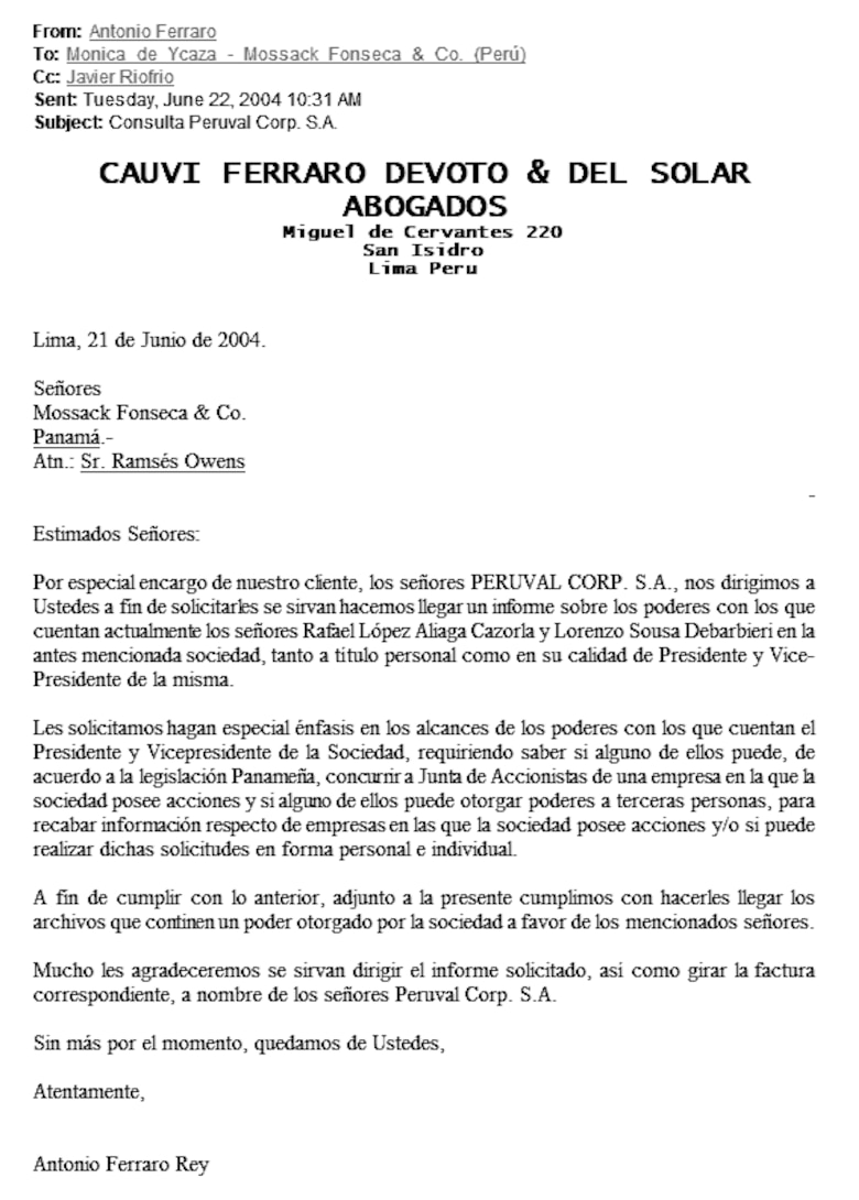 López Aliaga y los Panama Papers