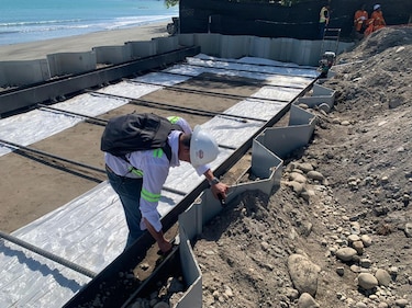 El muelle de Puerto Armuelles, rediseñado ‘con una visión más ambiciosa’, lleva un 30% de avance