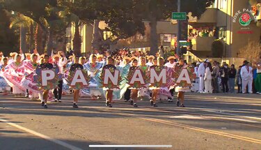 Panamá dice presente en el 136º Desfile de las Rosas desde California, Estados Unidos
