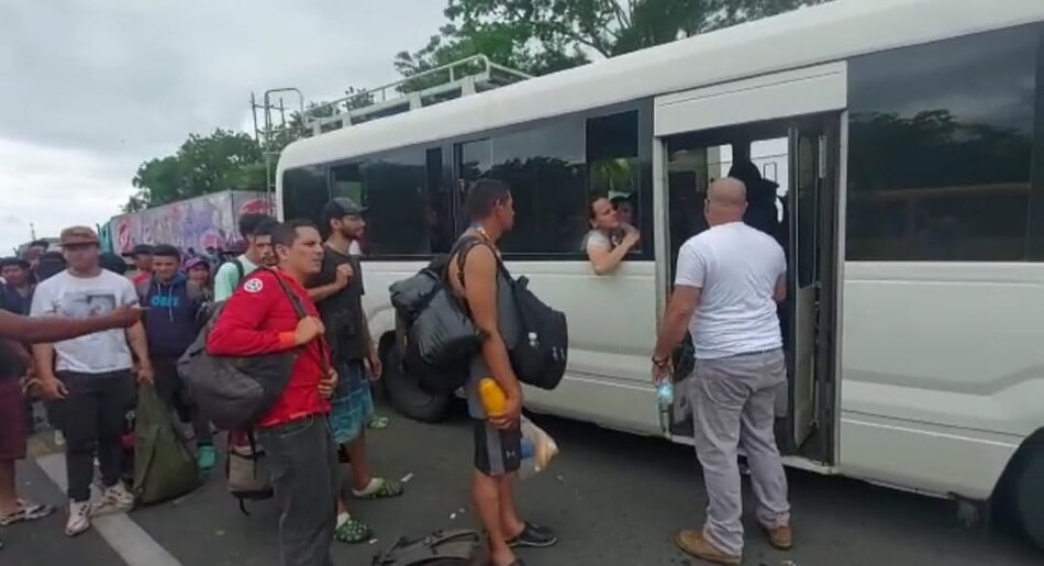 Migración usa rutas alternas para traslado de migrantes