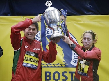 Yuki Kawauchi, primer campeón de Japón en Boston desde 1987