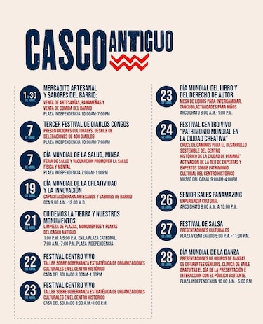 Agenda cultural: variedad de eventos en Panamá