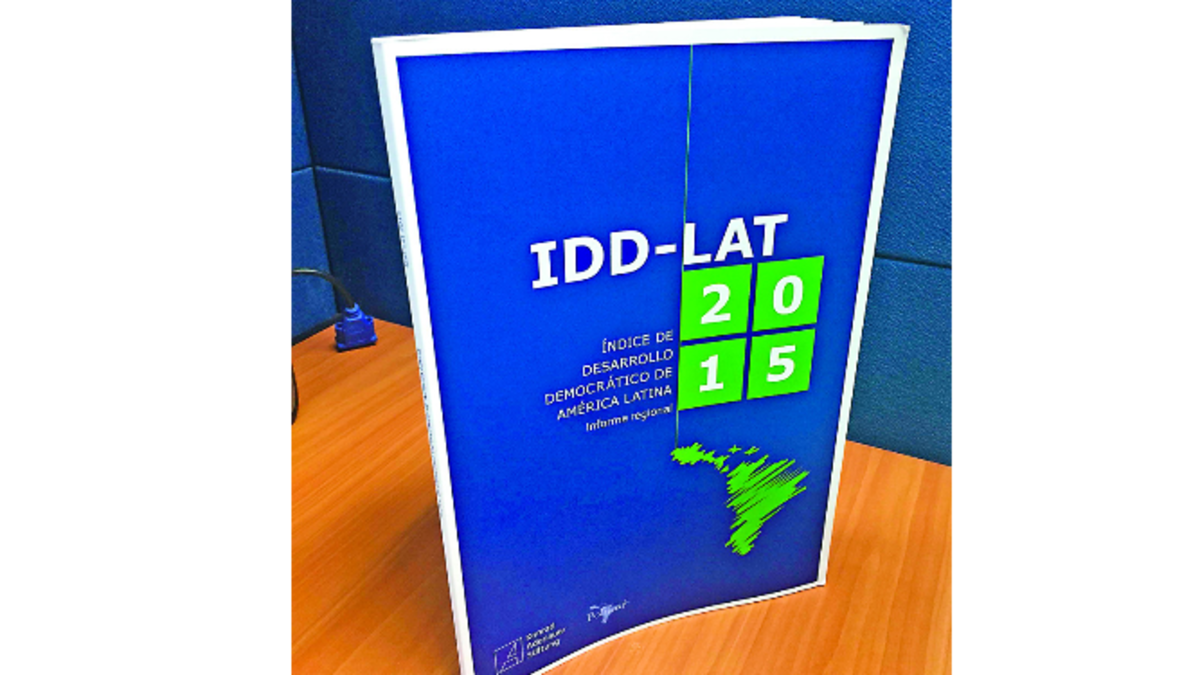 El Índice de Desarrollo Democrático 2015 fue presentado en Panamá el pasado 26 de enero.