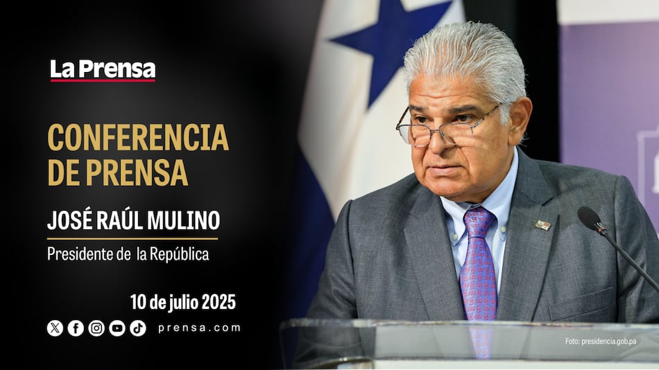 Minuto a Minuto: conferencia de prensa con el presidente Mulino