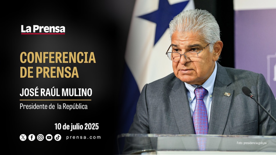 Minuto a Minuto: conferencia de prensa con el presidente Mulino