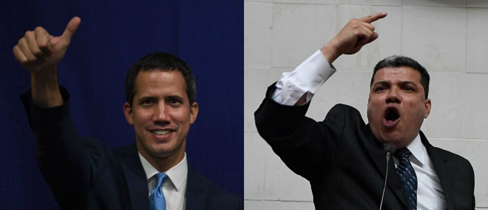 Venezuela: Guaidó y un rival proclamados a la vez como jefes del Legislativo