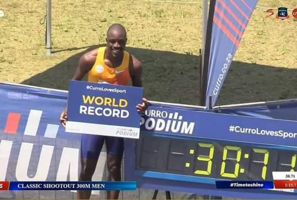 Joven supera a Usain Bolt, Michael Johnson y Van Niekerk como el hombre más rápido en los 300