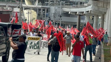 Suntracs se moviliza en contra de la Ley 406: ‘estamos listos para la pelea en la calle’