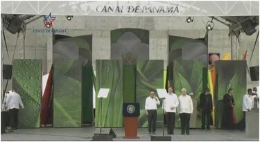 Inauguración de la ampliación del Canal de Panamá: Transmisión minuto a minuto
