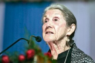 Fallece Nobel sudafricana
