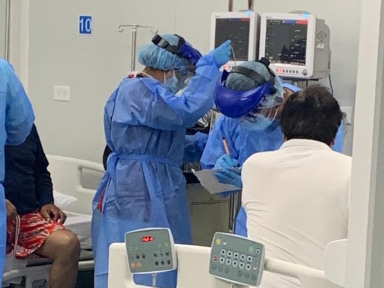 Llegan los primeros pacientes con coronavirus al hospital modular de Albrook