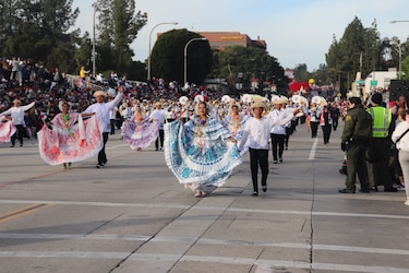 Exitosa presentación de la banda musical de La Primavera en Pasadena, California