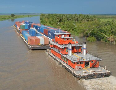 Bajando el Magdalena vendiendo cemento en el verano de 1970