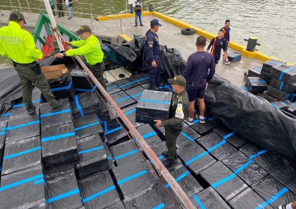 Panamá y Colombia incautan cigarrillos valorados en 1.3 millones de dólares