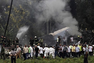 Cuba dice que es prematuro hablar de error humano en accidente aéreo