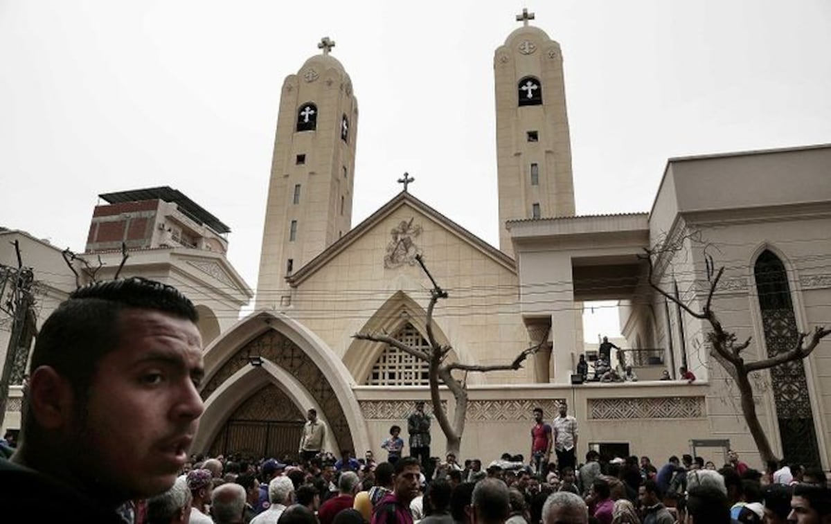 A 44 sube la cifra de muertos durante atentados contra iglesias en Egipto