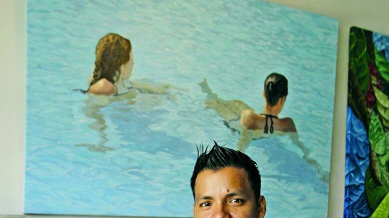 El pintor de la calle de Las Albinas