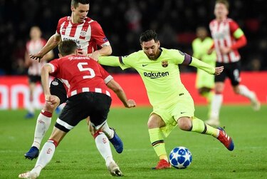 Barça gana 2-1 en Eindhoven y se asegura ser líder de grupo