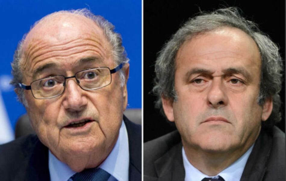 Reducen sanciones de Blatter y Platini
