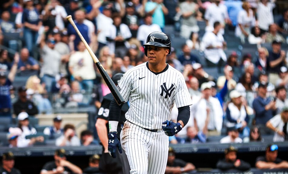 Soto pega dos jonrones y Gil logra marca de ponches en el sexto triunfo seguido de Yankees