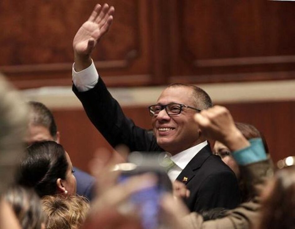 Revelaciones de prensa salpican a vicepresidente ecuatoriano