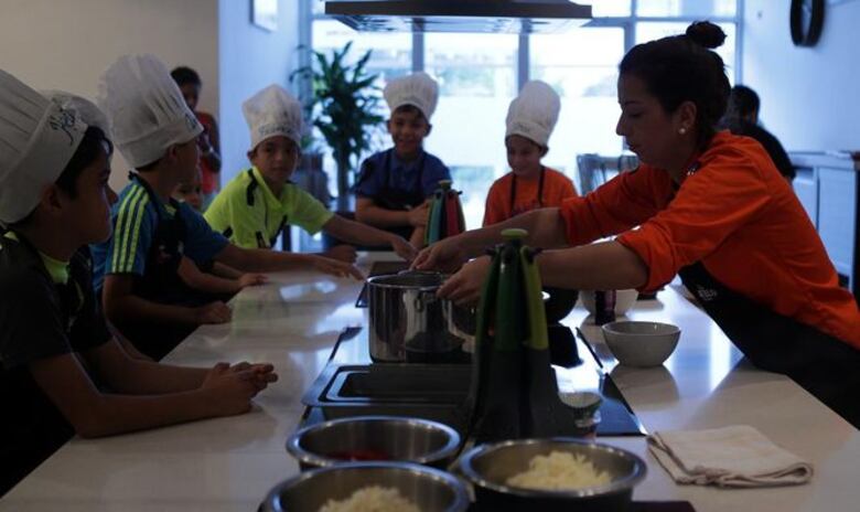 Beneficios de los niños en la cocina
