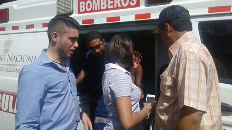 Colisionan dos autobuses en El Nazareno de La Chorrera