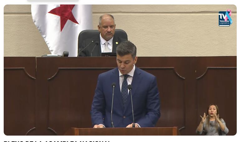 La Asamblea celebra una sesión especial por la visita del presidente de Paraguay