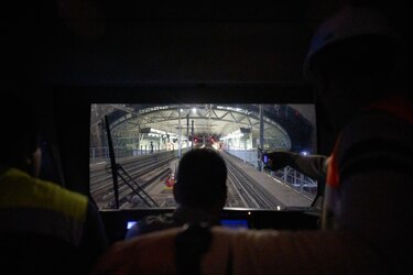 Comienzan pruebas de trenes en la nueva extensión de la línea 1 del Metro hacia Villa Zaíta