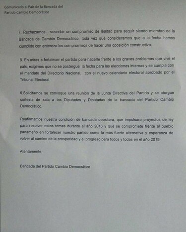 Bancada de CD desconoce a Alma Cortés como presidenta encargada