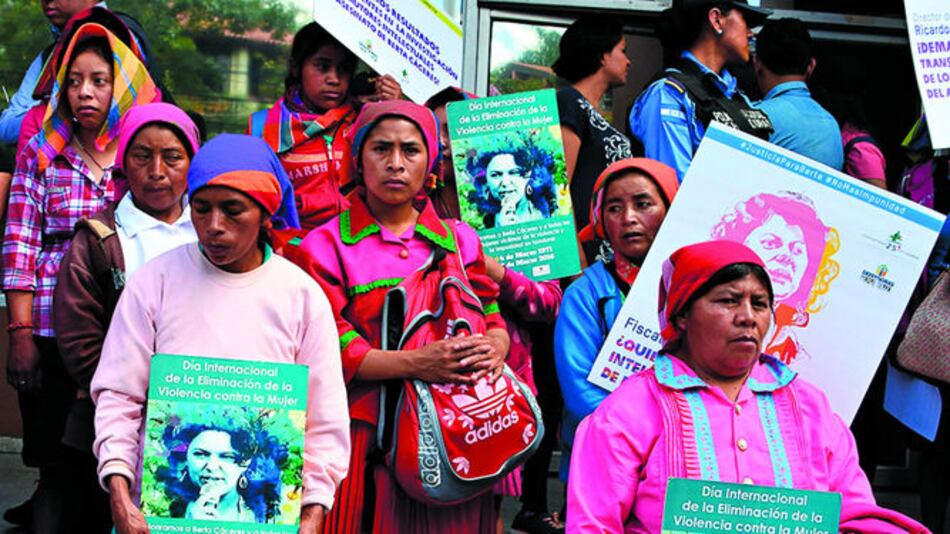 Familiares piden justicia por asesinato de Berta Cáceres