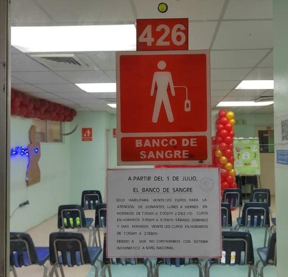Bancos de sangre de la CSS están sin acceso a la base de donantes por deuda